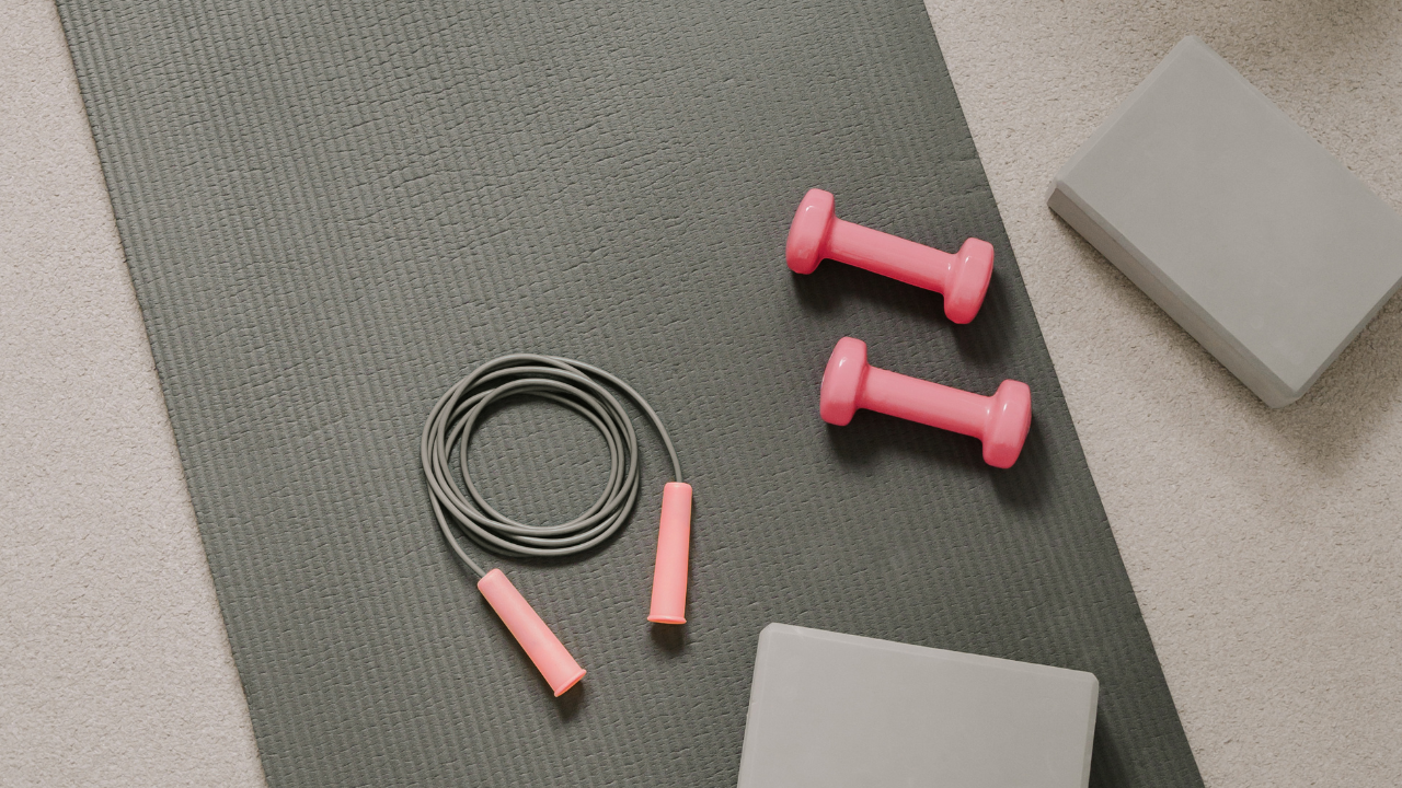 yoga mat with weights